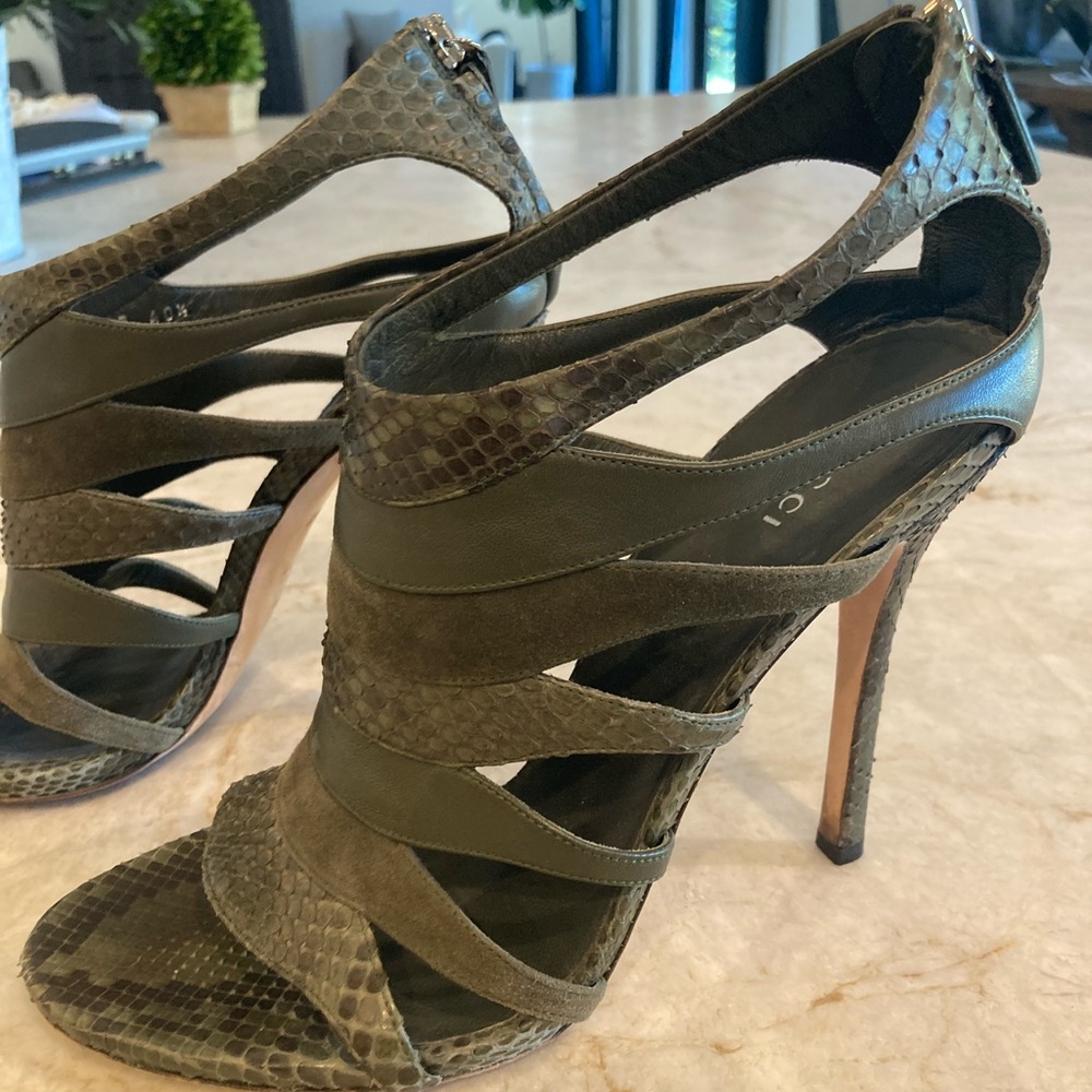 Gucci Python Sandals